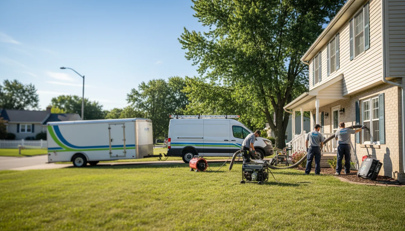 Flooded Basement Restoration And Cleanup With Repair in Cherokee, KS near me